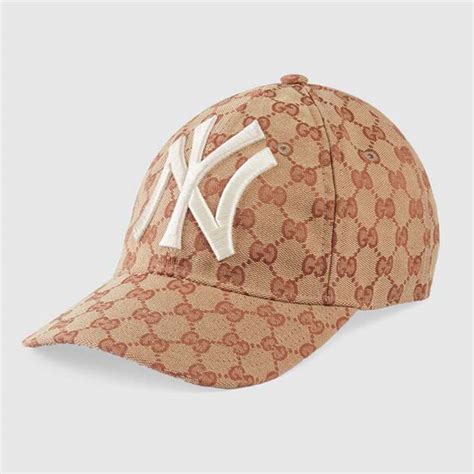 gucci baseball hat with ny yankees patch